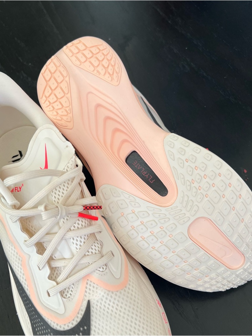 ✔️New✔️ NIKE Zoom Fly 6 'Pale Ivory Crimson Tint' - Picture 8 of 9